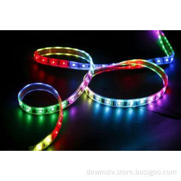 Multi Color 5m Roll Flexible RGB Led Strip 32 Leds 32 IC WS